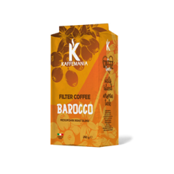 Barocco filter coffee, medium dark roast, roasted in Italy